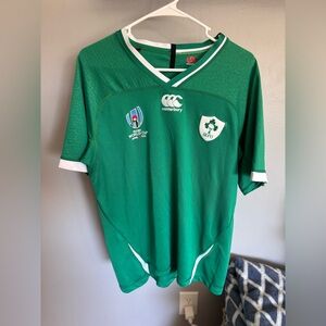 Ireland Rugby World Cup 2019 Jersey Canterbury Green IRFU Shirt Size M